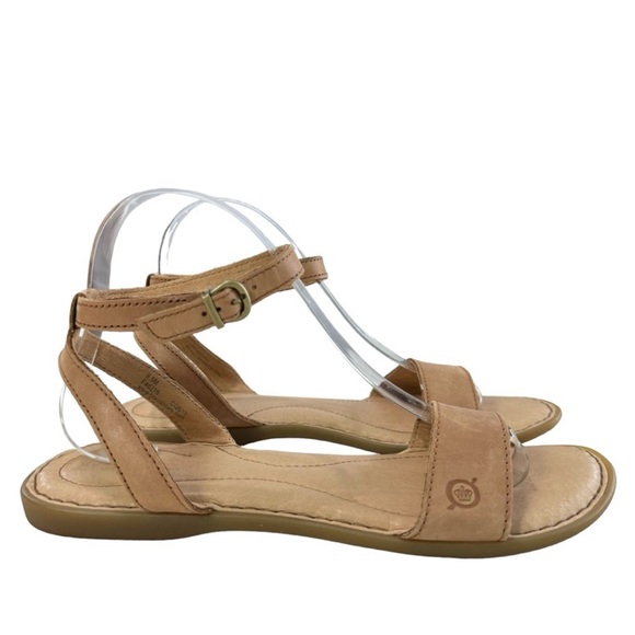 Born Africa Leather Flat Sandals size 8.5M - Picture 2 of 11
